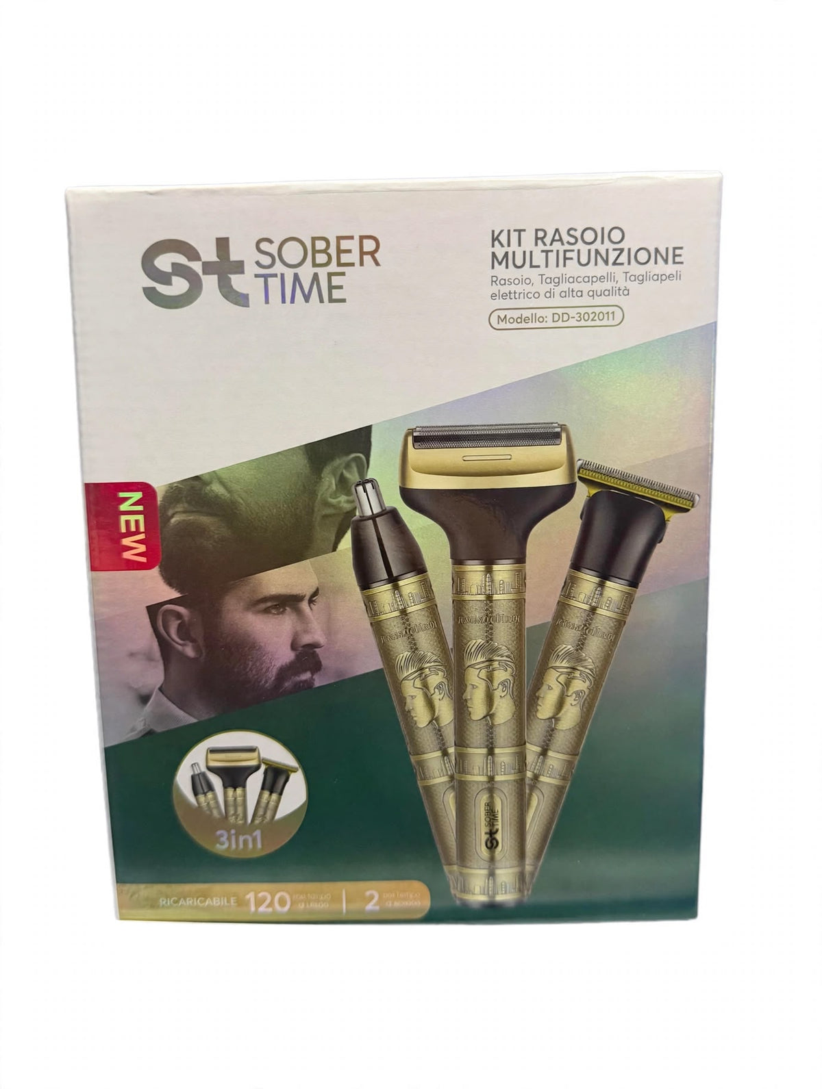kit rasoio multifunzione 3 in 1