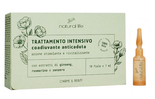 TRATTAMENTO
INTENSIVO
COADIUVANTE
ANTICADUTA + Dermoroller