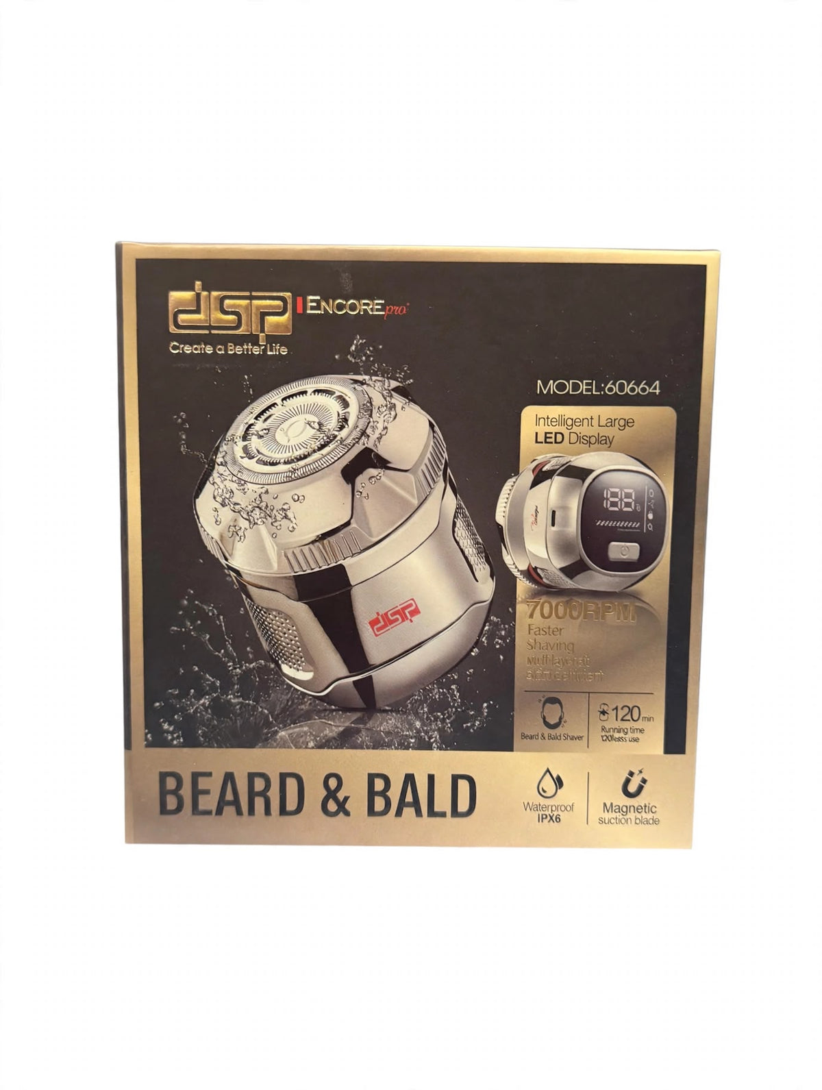 Rasoio elettrico per testa e barba